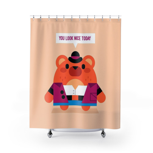 Cute Bear Shower Curtains