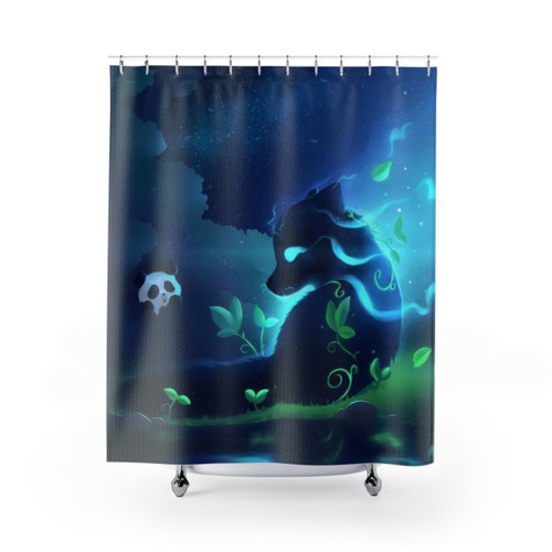Mystical Forest Spirit Shower Curtain