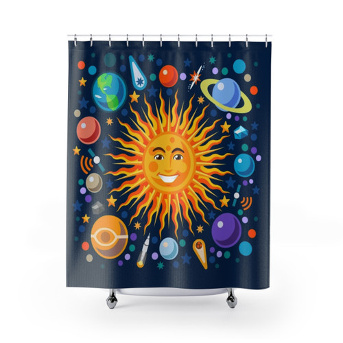Solar System Shower Curtains