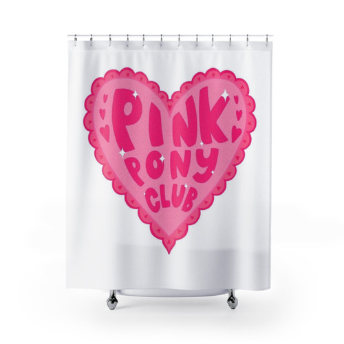 Pink Pony Club Shower Curtains