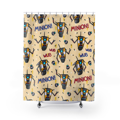 CL4P-TP Pattern Shower Curtains - Borderlands-Inspired Home Decor