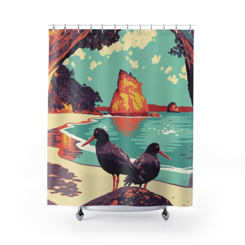 Vintage Cathedral Cove Shower Curtains