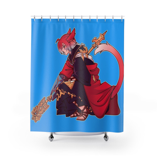 Final Fantasy XIV G'raha Tia Shower Curtain