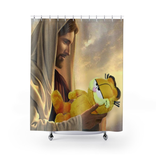Garfield Blessed Shower Curtain