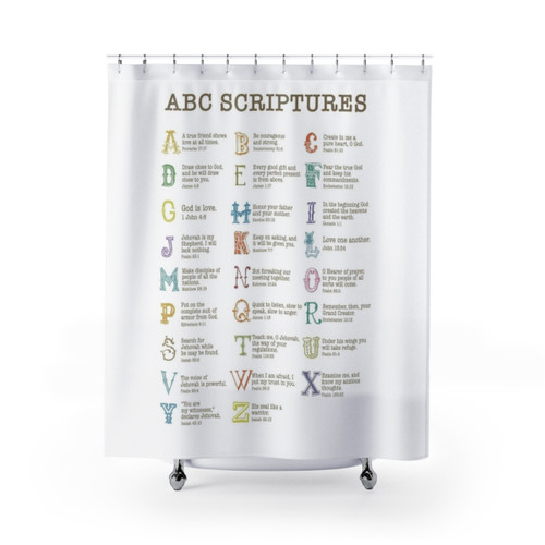 JW Convention Shower Curtains (Light)