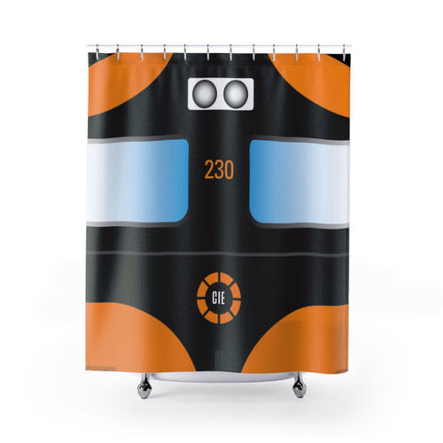Retro CIE A-Class 'Super Train' Shower Curtains