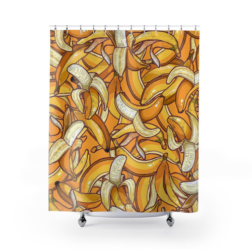 Yellow Banana Dream Shower Curtains