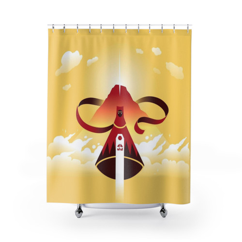 The Traveler Shower Curtains - Journey Themed Bathroom Decor