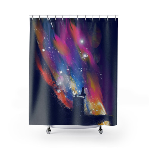 13th Doctor Shower Curtains - Whovian Sci-Fi Bathroom Decor