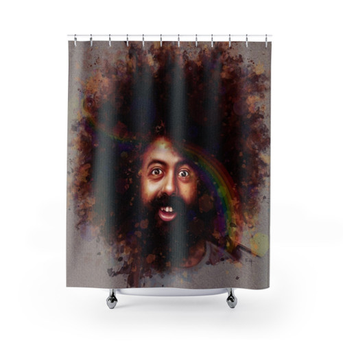 Reggie Watts Comedy Shower Curtains