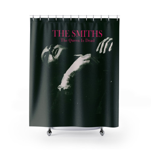 The Queen Is Dead Graphic Shower Curtain