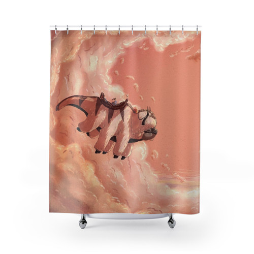 Avatar Appa Shower Curtain - Iconic Airbender Design