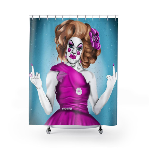 Lil Poundcake Drag Queen Shower Curtain