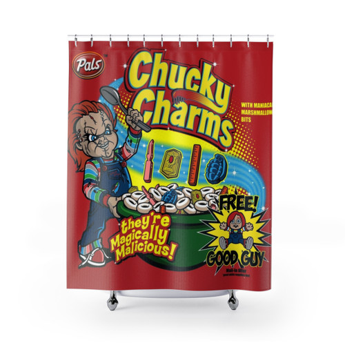 Chucky Charms Horror-Themed Shower Curtain