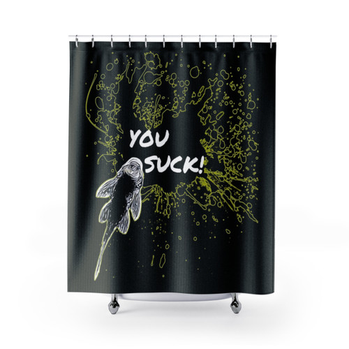 Plecostomus Sucker Fish Shower Curtains