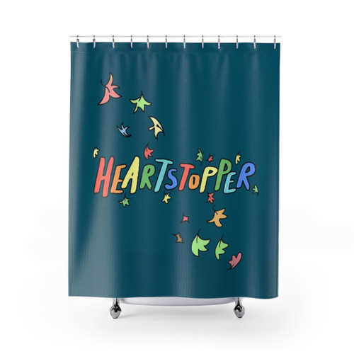 Heartstopper Inspired Autumn Shower Curtains