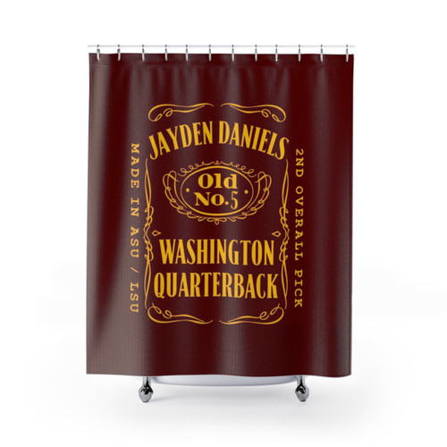 Jayden Daniels Sports Fan Shower Curtains