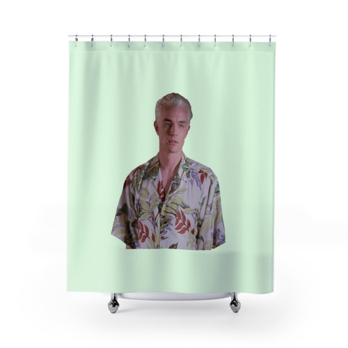 Buffy & Spike Shower Curtains - 90s TV Show Decor