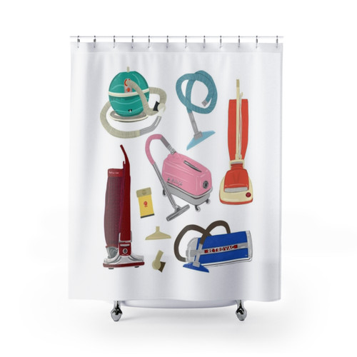 Vintage Vacuum Shower Curtains