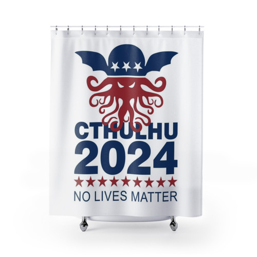 Cthulhu 2024 No Lives Matter Shower Curtains
