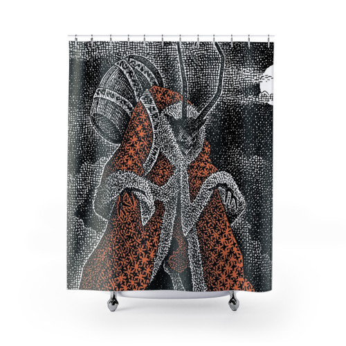 Out on the Rooftop Shower Curtains - Holiday and Christmas Decor