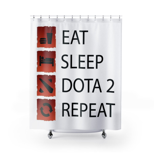 Dota 2 Gamer Shower Curtains