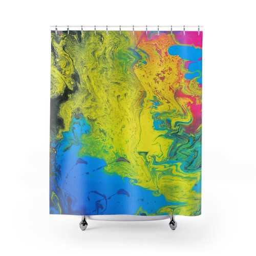 Bright and Colorful Shower Curtains