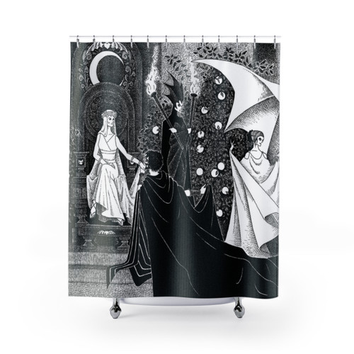 Persephone and Hades Shower Curtains - Greek Mythology Décor