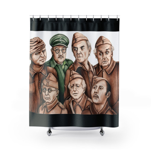 Dads Army Themed Shower Curtains