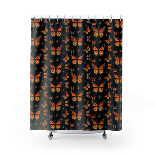 Monarch Butterfly Shower Curtains - Vibrant Nature Decor