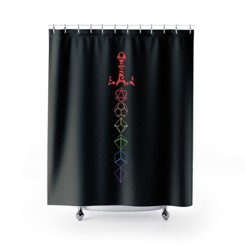 Tabletop RPG Gaming Shower Curtains