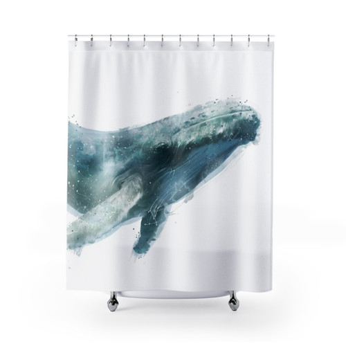 Humpback Whale Shower Curtain