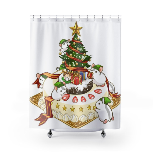 Hamster Elf Shower Curtain