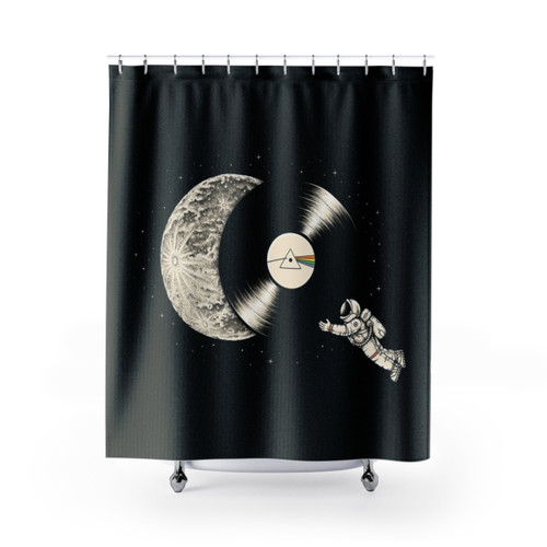 Celestial Dark Side of the Moon Shower Curtain
