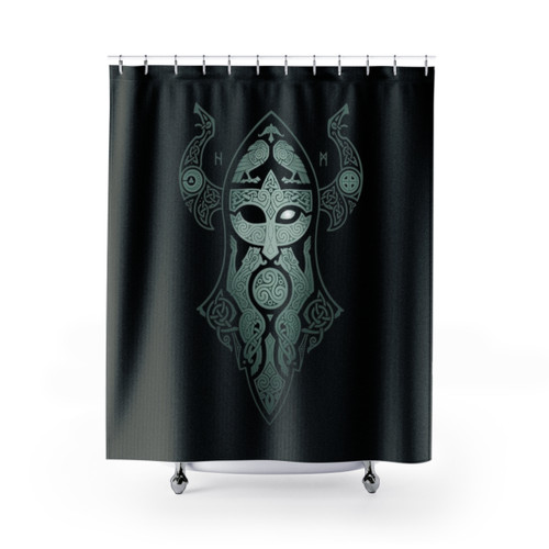 ODIN.GODMASK. Viking Shower Curtains