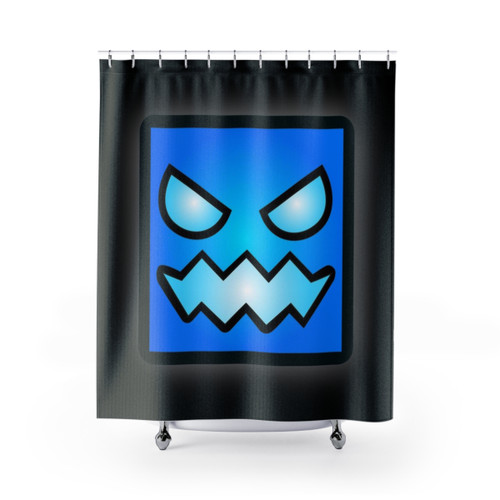 Geometry Dash Shower Curtains