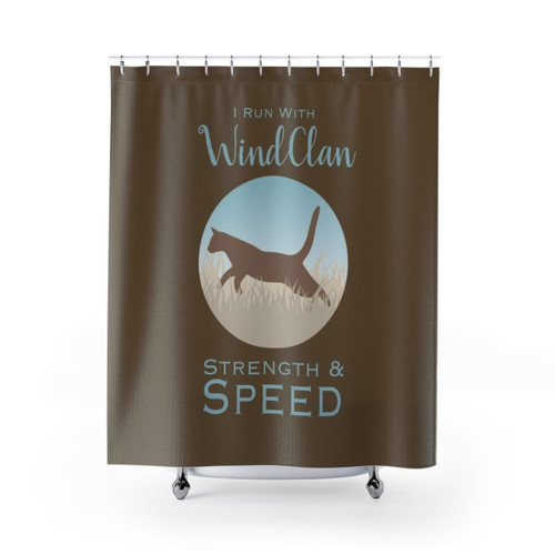 Windclan Pride Warrior Cats Shower Curtain