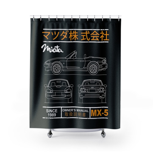 Blueprint design of the iconic MX-5 Miata sports car