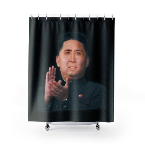 Nicholas Cage Supreme Leader Shower Curtain