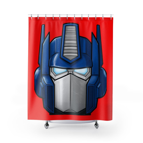 Transformers Themed Shower Curtain