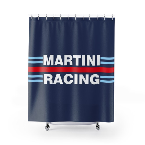 Vintage Martini Racing Shower Curtains