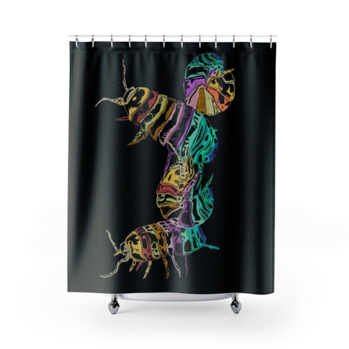 Pill Bug Shower Curtain - Unique Bathroom Decor