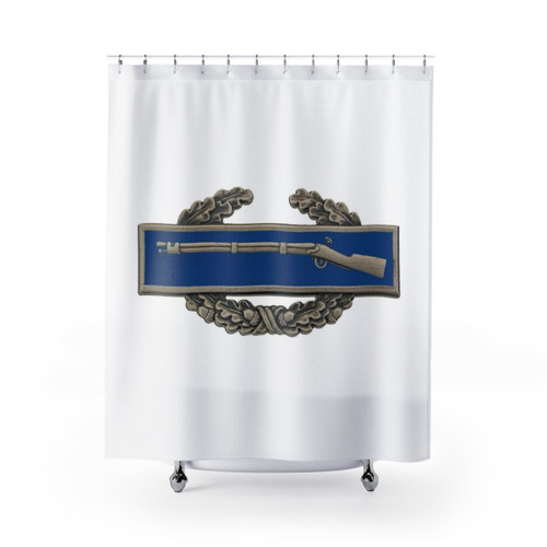 Combat Infantry Badge Shower Curtains
