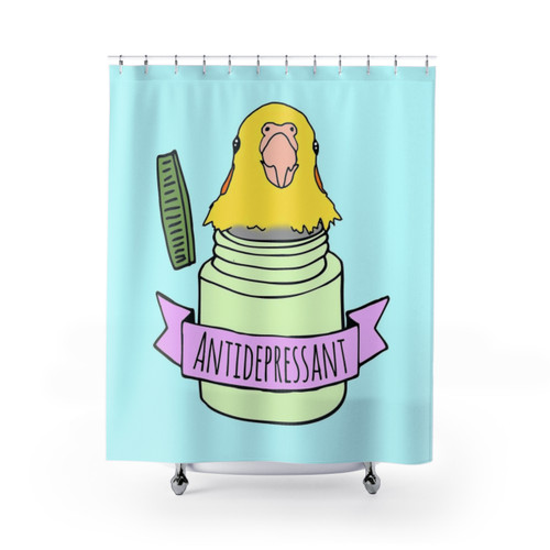 Cockatiel Shower Curtains for Bird Lovers
