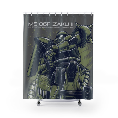 Zaku Anime Shower Curtains - Gundam Collection