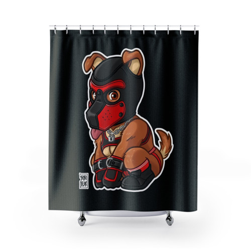 Playful Puppy Shower Curtains from the Bearzoo Series