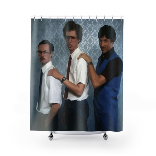 Napoleon Dynamite-Inspired Shower Curtain