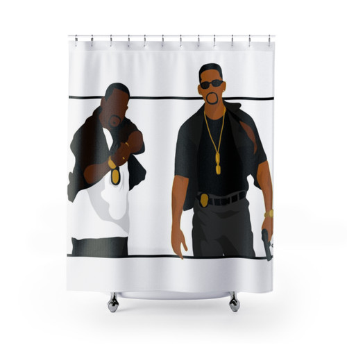 Bad Boys Themed Shower Curtain
