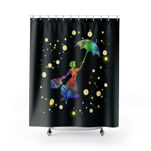 Mary Poppins Themed Shower Curtains