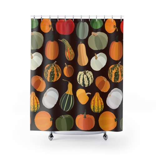 Pumpkin Autumn Shower Curtains